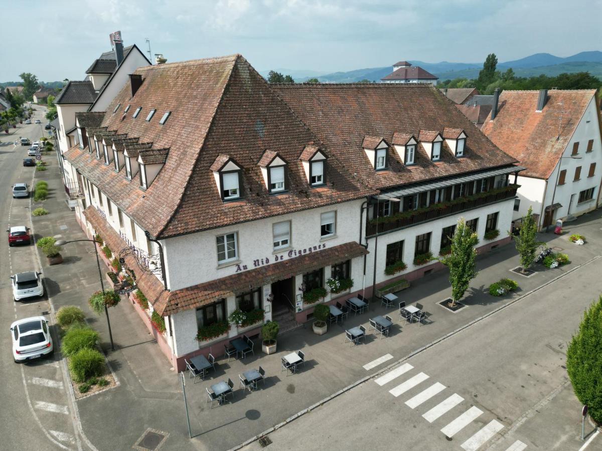 Hotel Au Nid De Cigognes Ostheim Kültér fotó