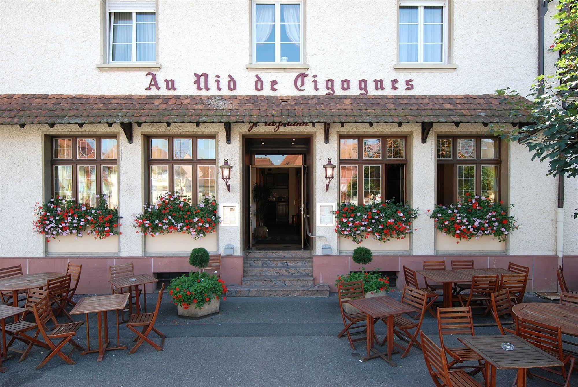 Hotel Au Nid De Cigognes Ostheim Kültér fotó