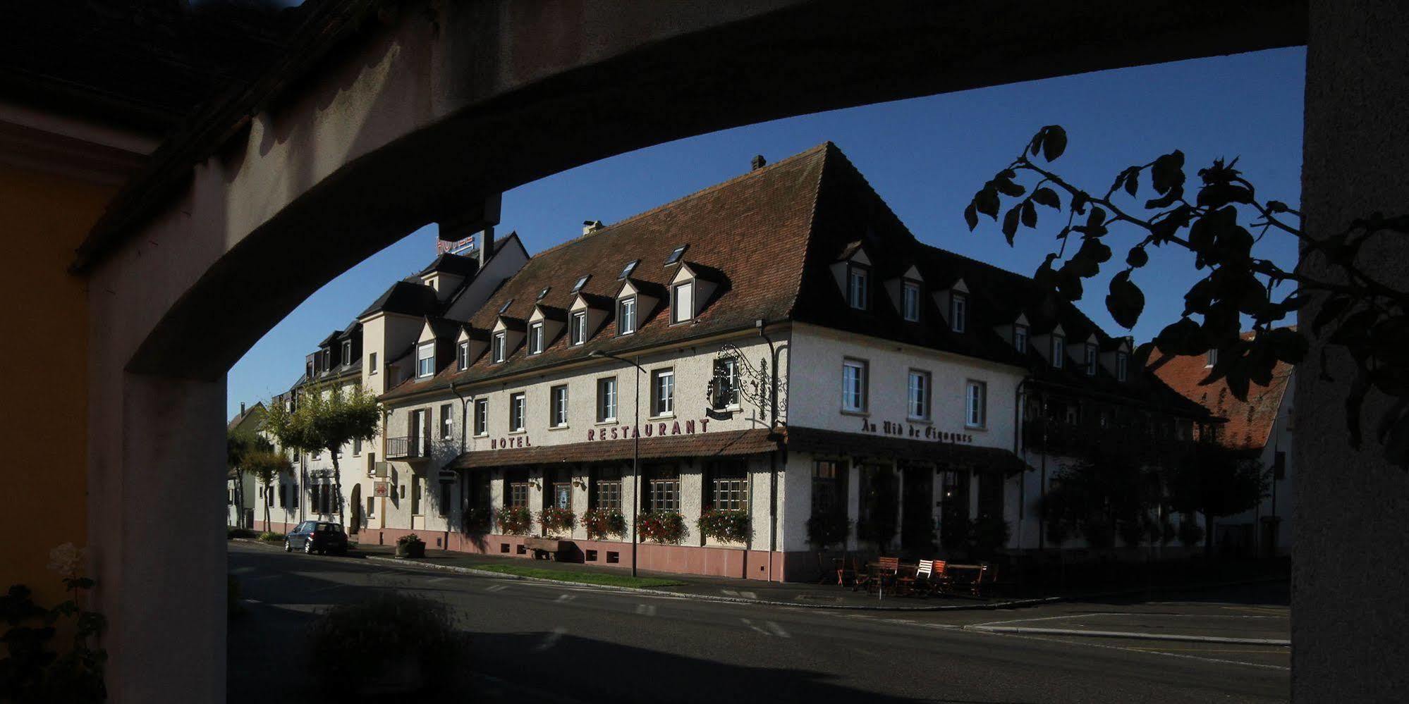 Hotel Au Nid De Cigognes Ostheim Kültér fotó