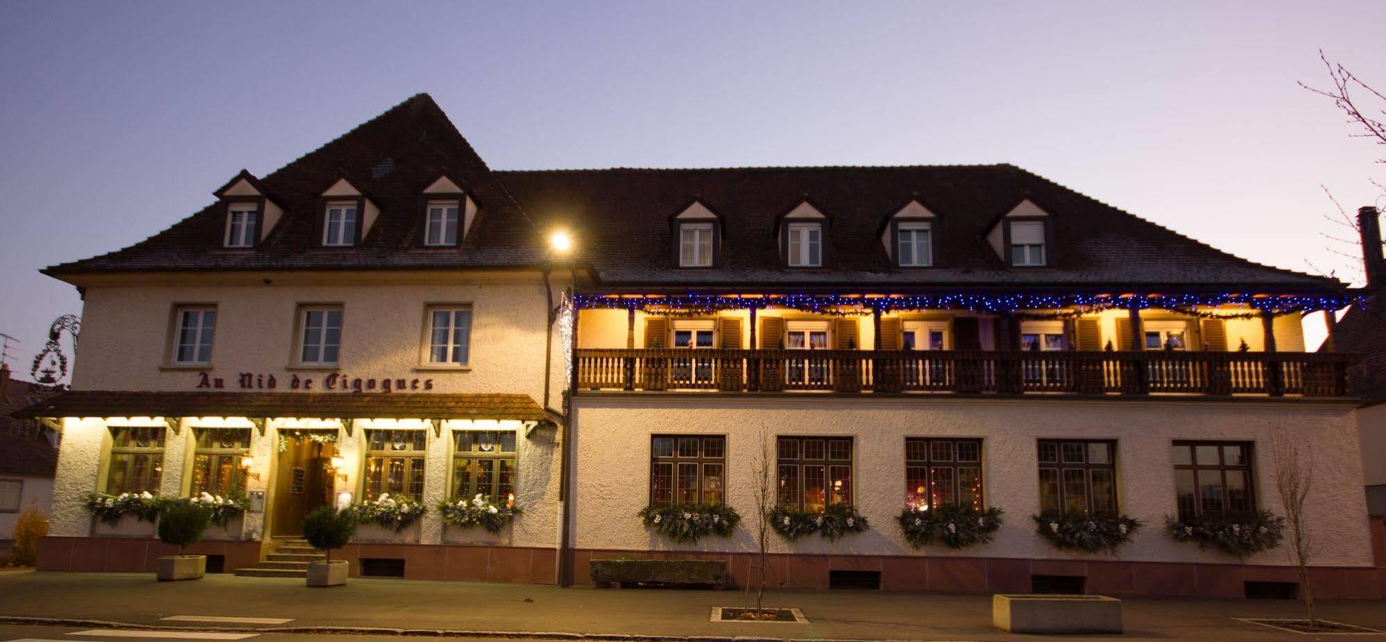 Hotel Au Nid De Cigognes Ostheim Kültér fotó